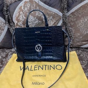 Nwt Valentino embossed leather handbag value $1k